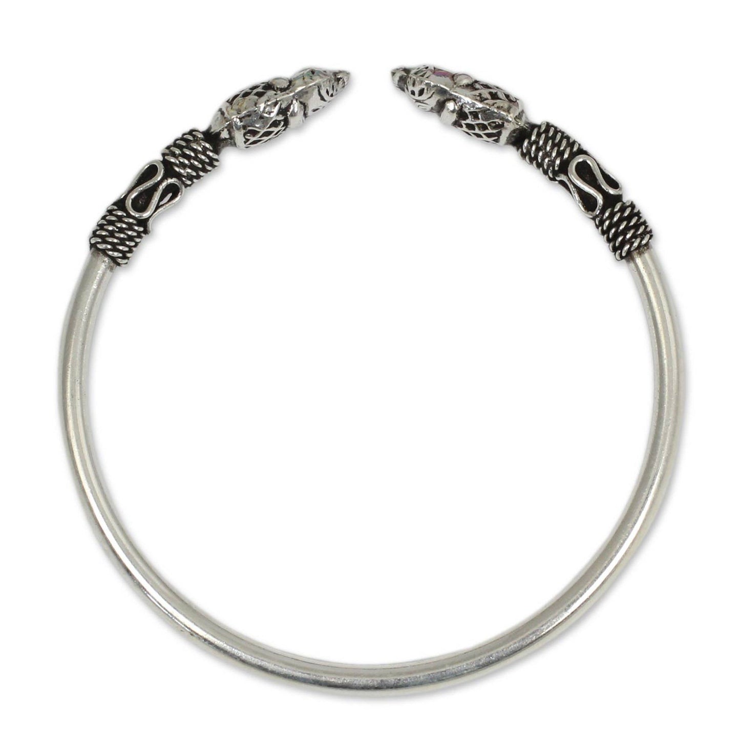 Proud Elephant Sterling Silver Cuff Bracelet