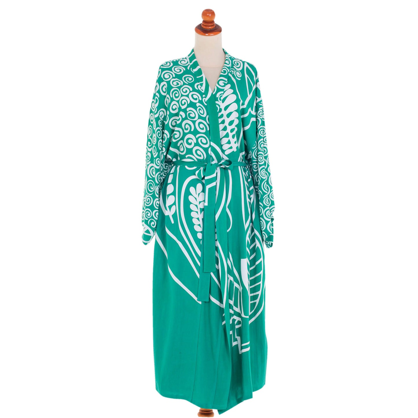 Bali Breeze Green Rayon Robe