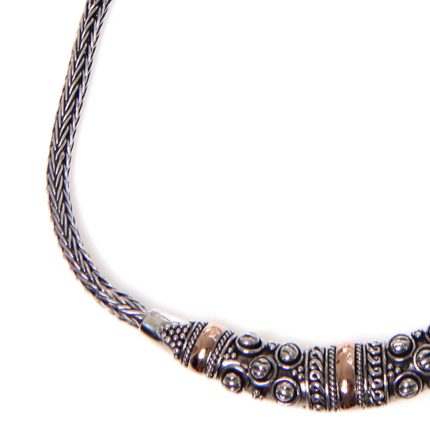 Denpasar Raindrops Sterling Silver Necklace