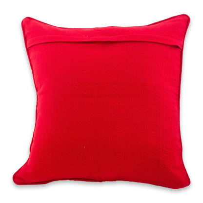 Red Birds Cotton Cushion Cover