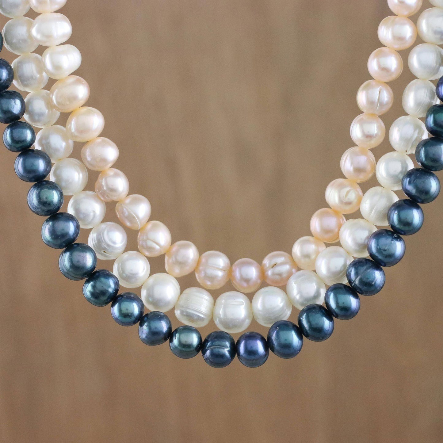 Multi-Strand Pearl Necklace