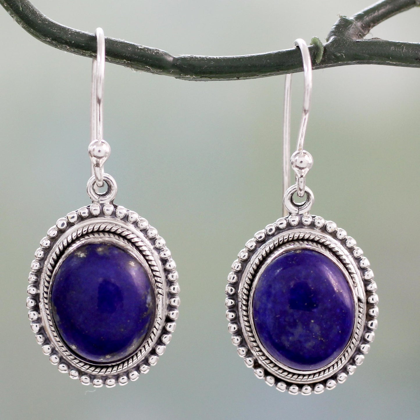 True Clarity Lapis Lazuli & Silver Dangle Earrings