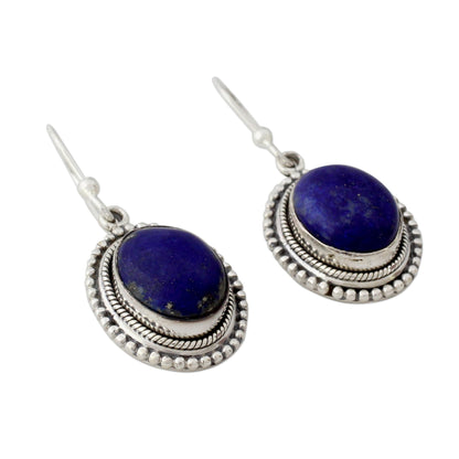 True Clarity Lapis Lazuli & Silver Dangle Earrings