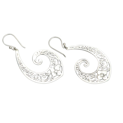 Fern Beauty Silver Dangle Earrings