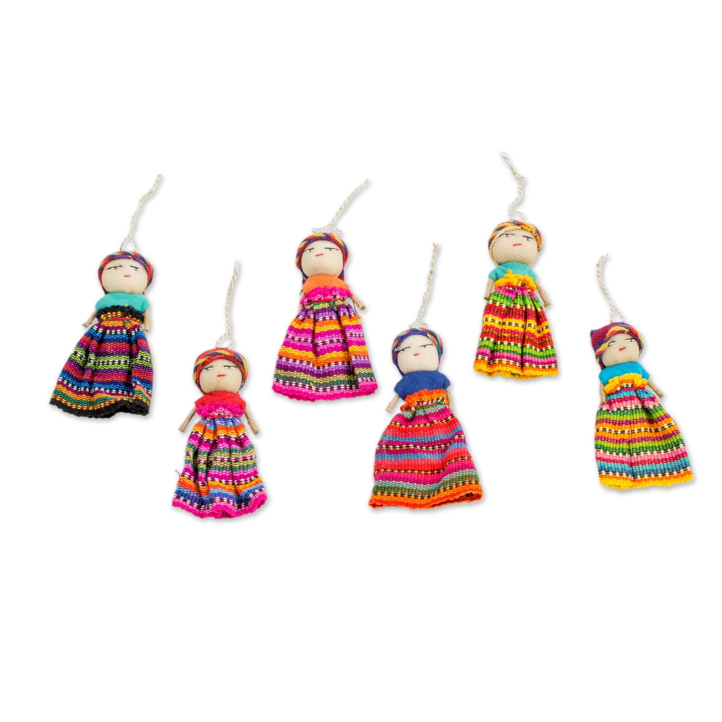 Worry Dolls Share The Love Ornaments