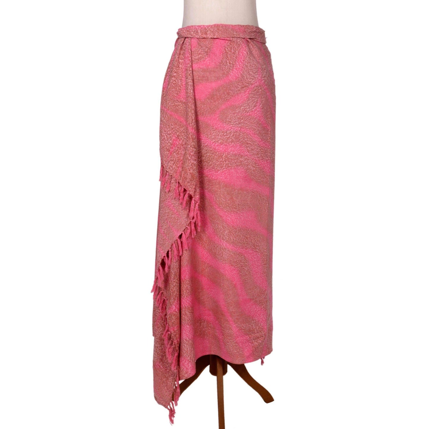 Pink Batik Swimsuit Cover Up