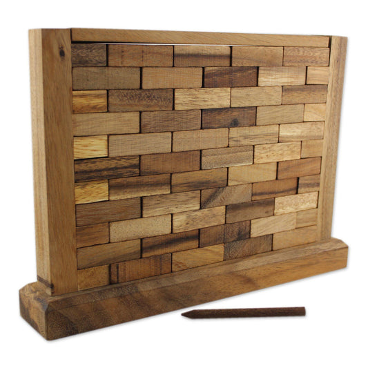 Handcrafted Stacking Wall Wooden Game