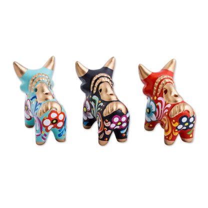 Little Pucara Bulls Figurines