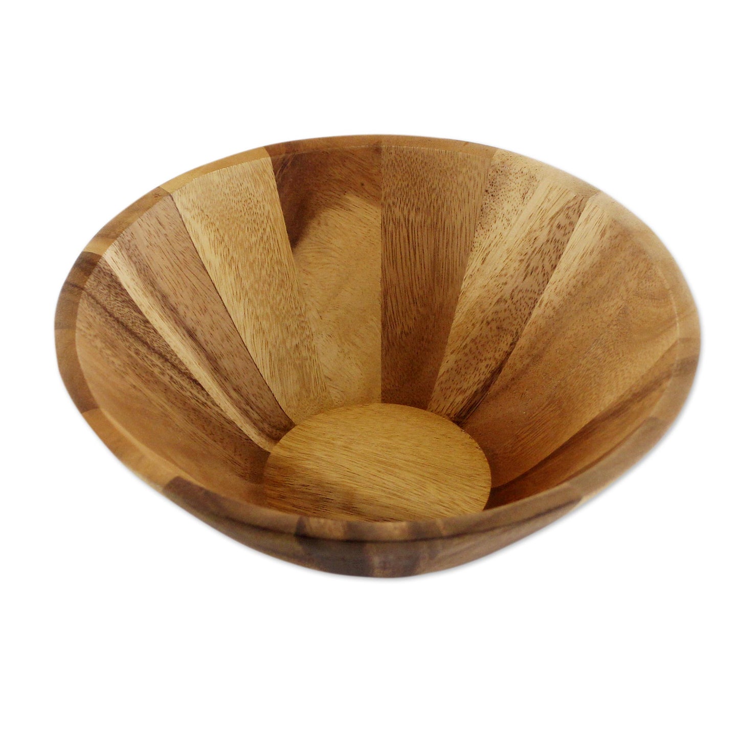 Conical Nature Raintree Wood Serving Bowl