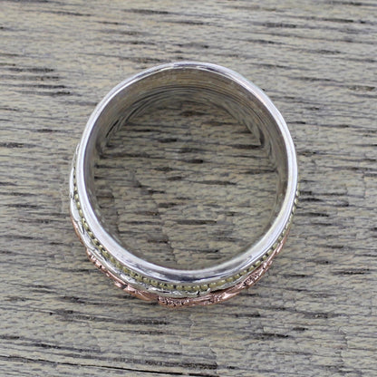 Five Delights Sterling Silver Spinner Ring