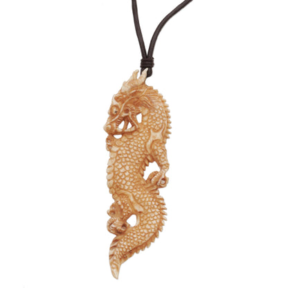 Thorny Dragon Pendant Necklace