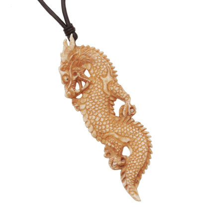 Thorny Dragon Pendant Necklace