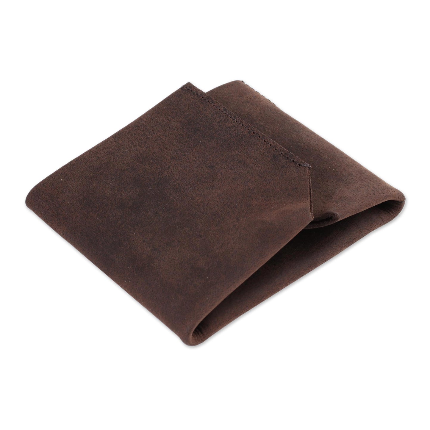 Chestnut Trifold Handcrafted Trifold Chestnut Brown Men's Leather Wallet
