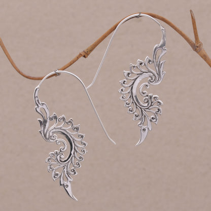 Tribal Allure Sterling Silver Drop Earrings