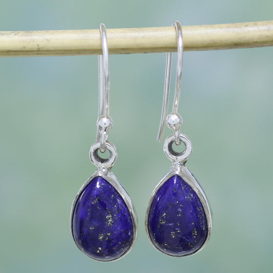 Be True Lapis Lazuli & Silver Dangle Earrings