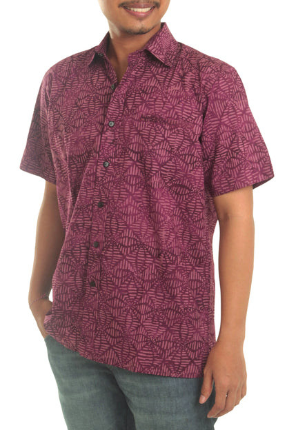 Distinguished Traveler Cotton Batik Shirt