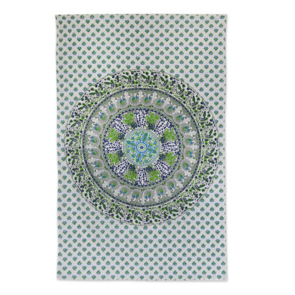 Forest Mandala Fabric Print