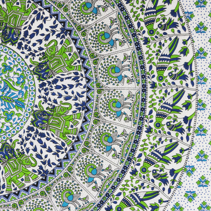 Forest Mandala Fabric Print