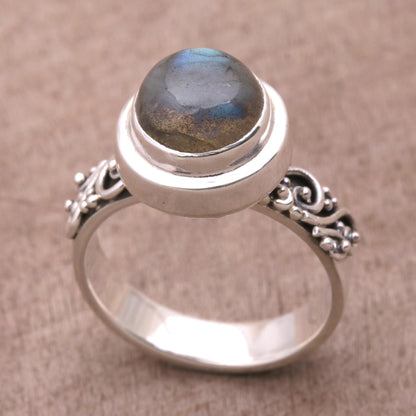 Magnificent Forest Labradorite Silver Ring