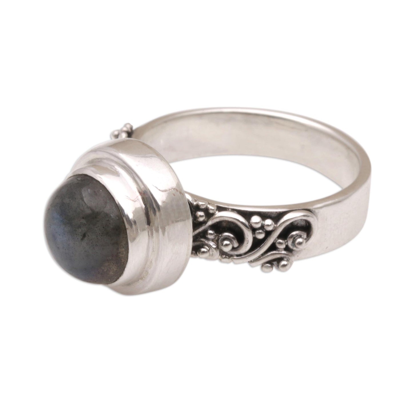 Magnificent Forest Labradorite Silver Ring