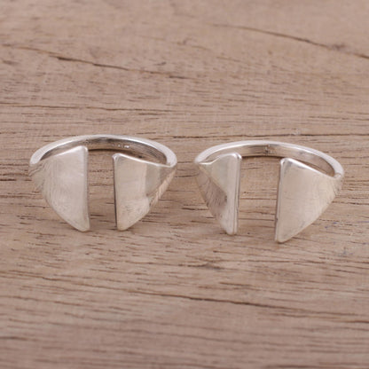 Gateway Contemporary Sterling Silver Toe Rings for Women (Pair)
