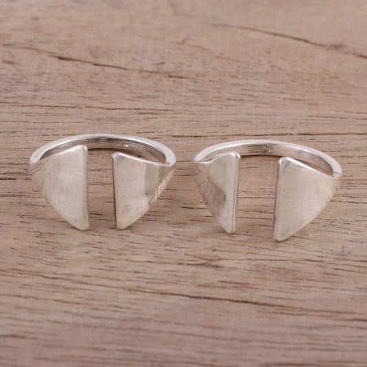 Gateway Contemporary Sterling Silver Toe Rings for Women (Pair)