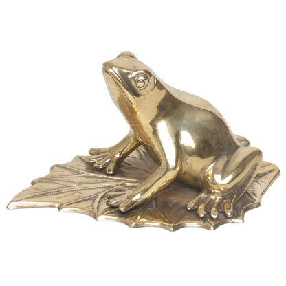 Frog Blessings Bronze Figurine