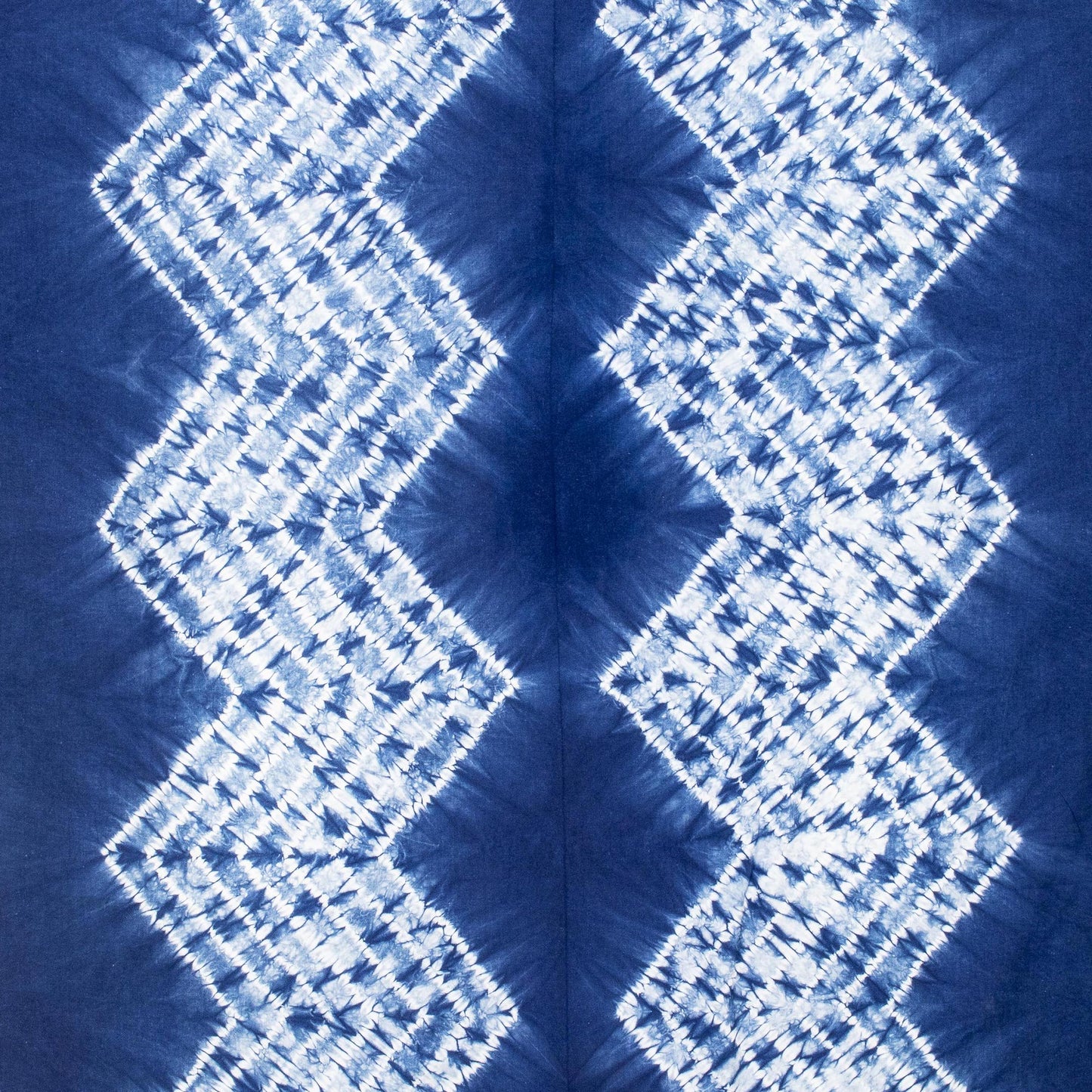 Ancestral Techniques Tie-Dyed Cotton Tablecloth from Guatemala