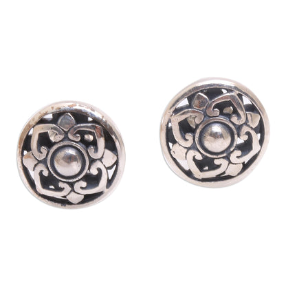 Lotus Kingdom Sterling Silver Earrings