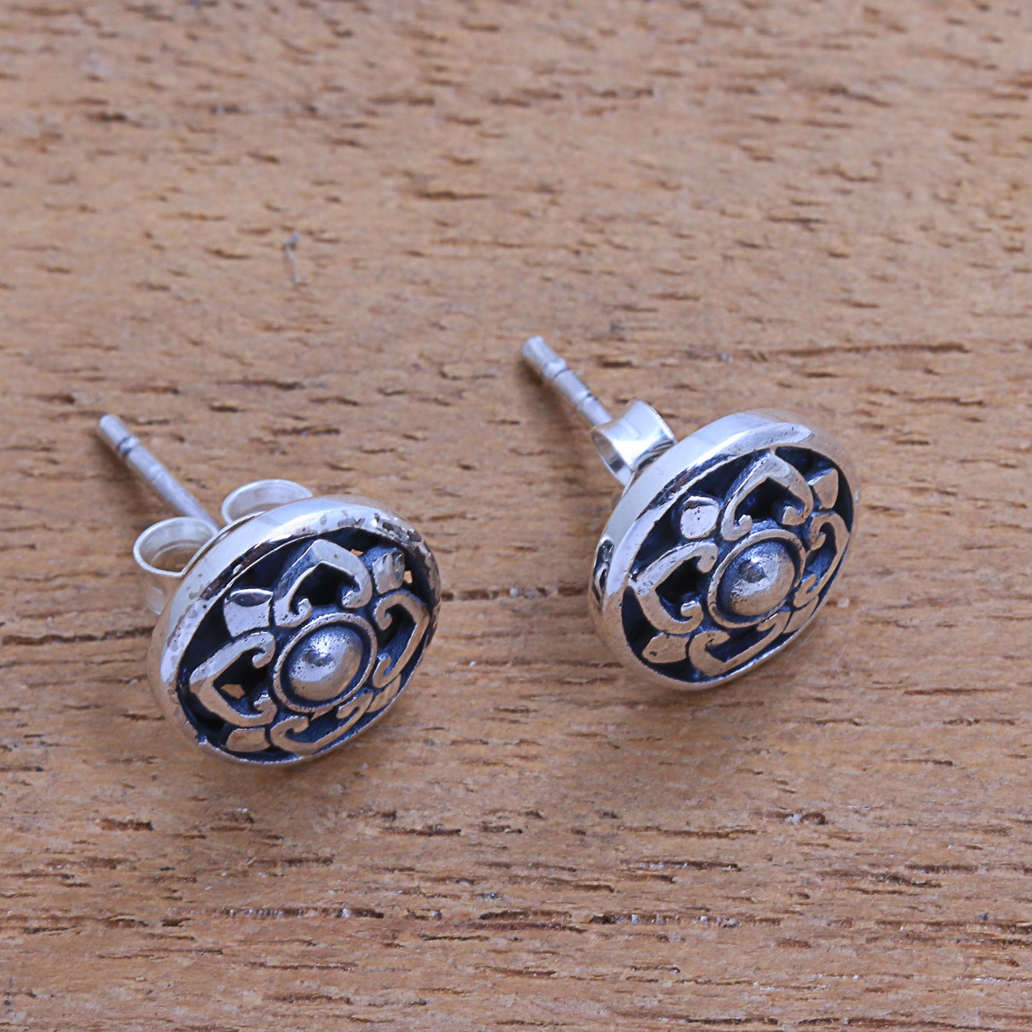 Lotus Kingdom Sterling Silver Earrings