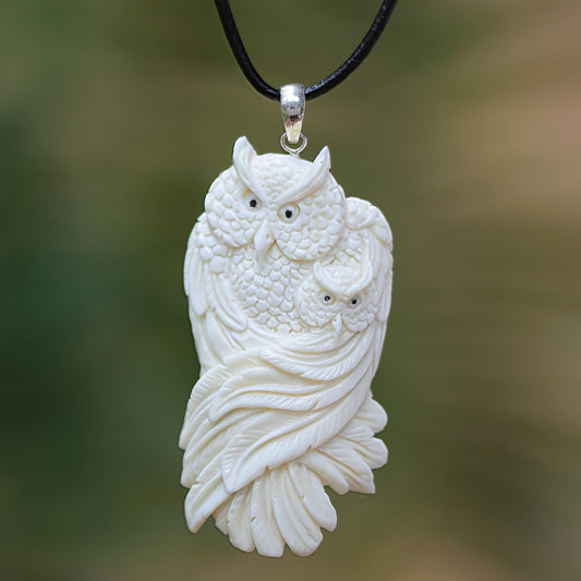 Owl Affection Pendant Necklace