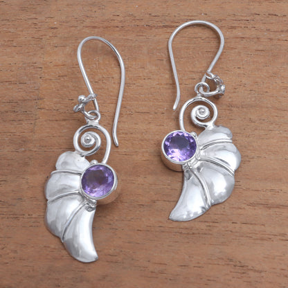 Butterfly Halves Sterling Silver Earrings