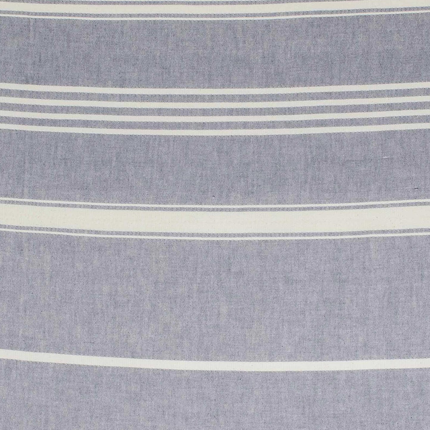 Fresh Relaxation in Cadet Blue Striped Cotton Beach Towel in Cadet Blue from Guatemala