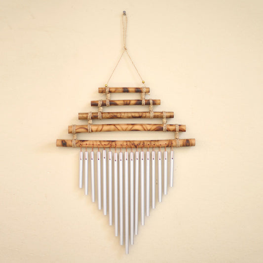 Five Steps Artisan Crafted Bamboo and Aluminum Wind Chime