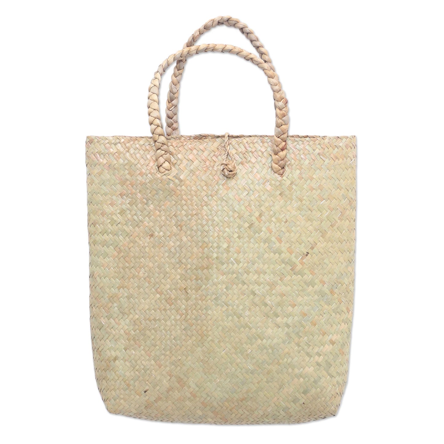 Sturdy Carrier Artisan Crafted Natural Fiber Tote Bag