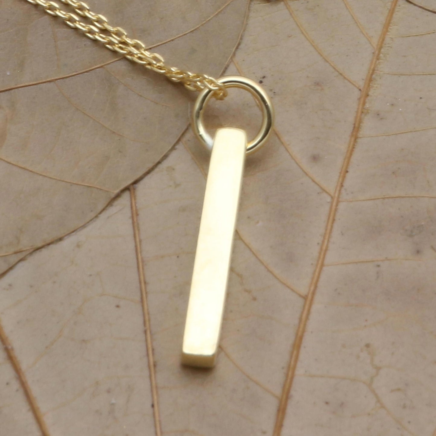 Under the Sun Hand Crafted Gold-Plated Sterling Silver Pendant Necklace