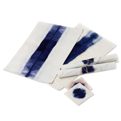 Indigo River Hand Crafted Placemats and Coasters (Set for 4)