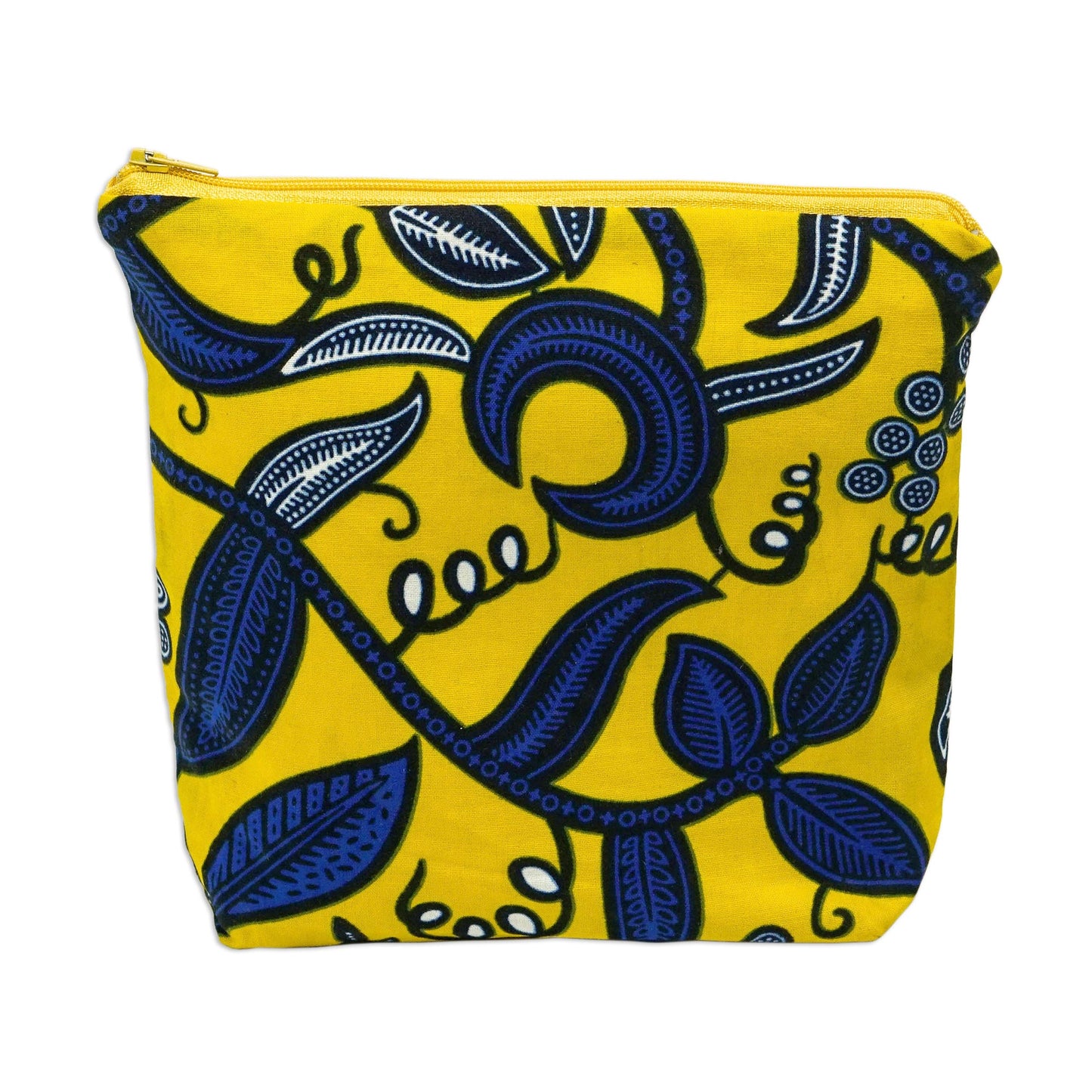 Makeup Your Move Printed Cotton Cosmetic Bag fro Ghana