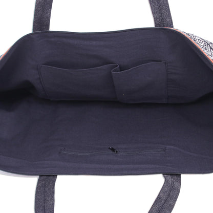 Daily Workout Thai Cotton Blend and Leather Yoga Mat Bag