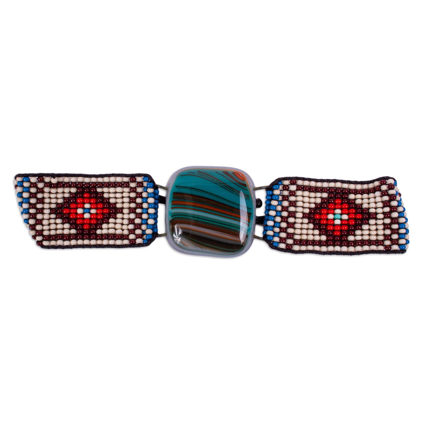 Zapopan Currents Handmade Fused Glass Bracelet