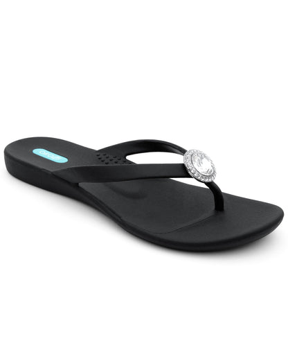 Oka-B Chase Women's Flip Flop with Bold Bow