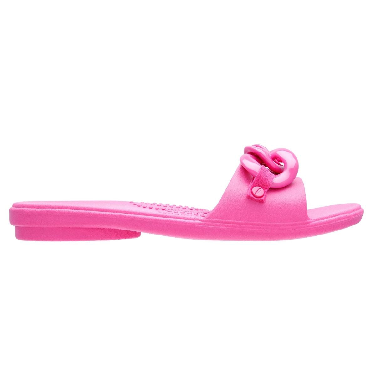 Oka-B "Moira" Women's Slide Sandals with Bold Chain