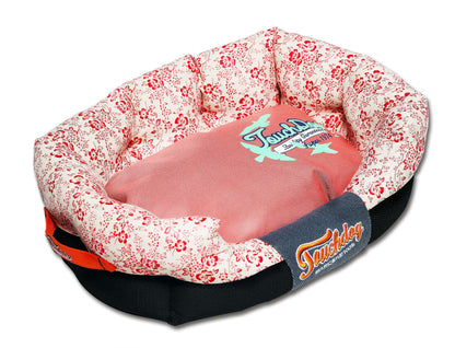 Touchdog&reg; Floral-Galore Designer Dog Bed