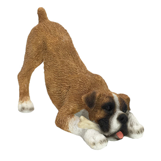 Fawn Boxer Dog Sculpture