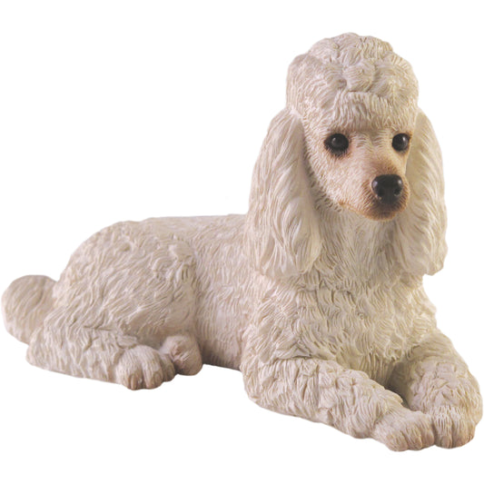 White Poodle Dog Sculpture