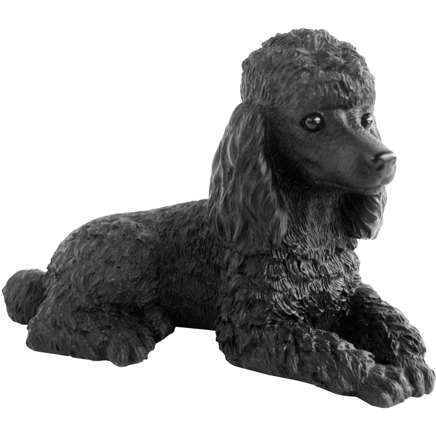 Black Poodle Dog Sculpture