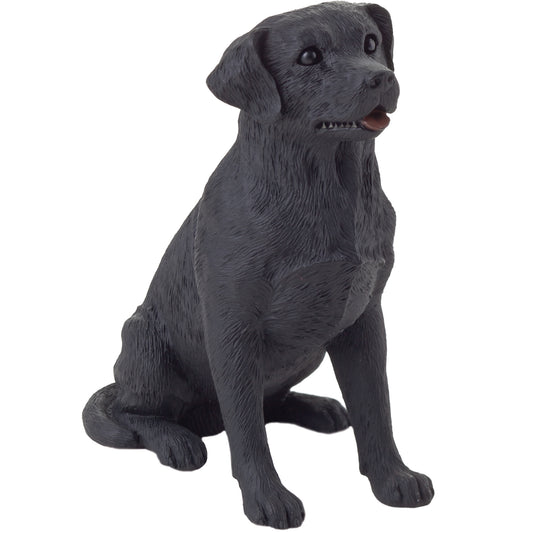 Black Labrador Retriever Dog Sculpture