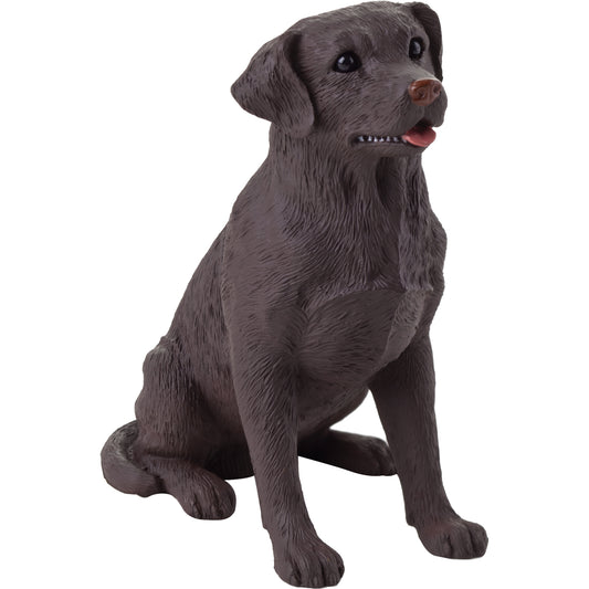 Chocolate Labrador Retriever Dog Sculpture