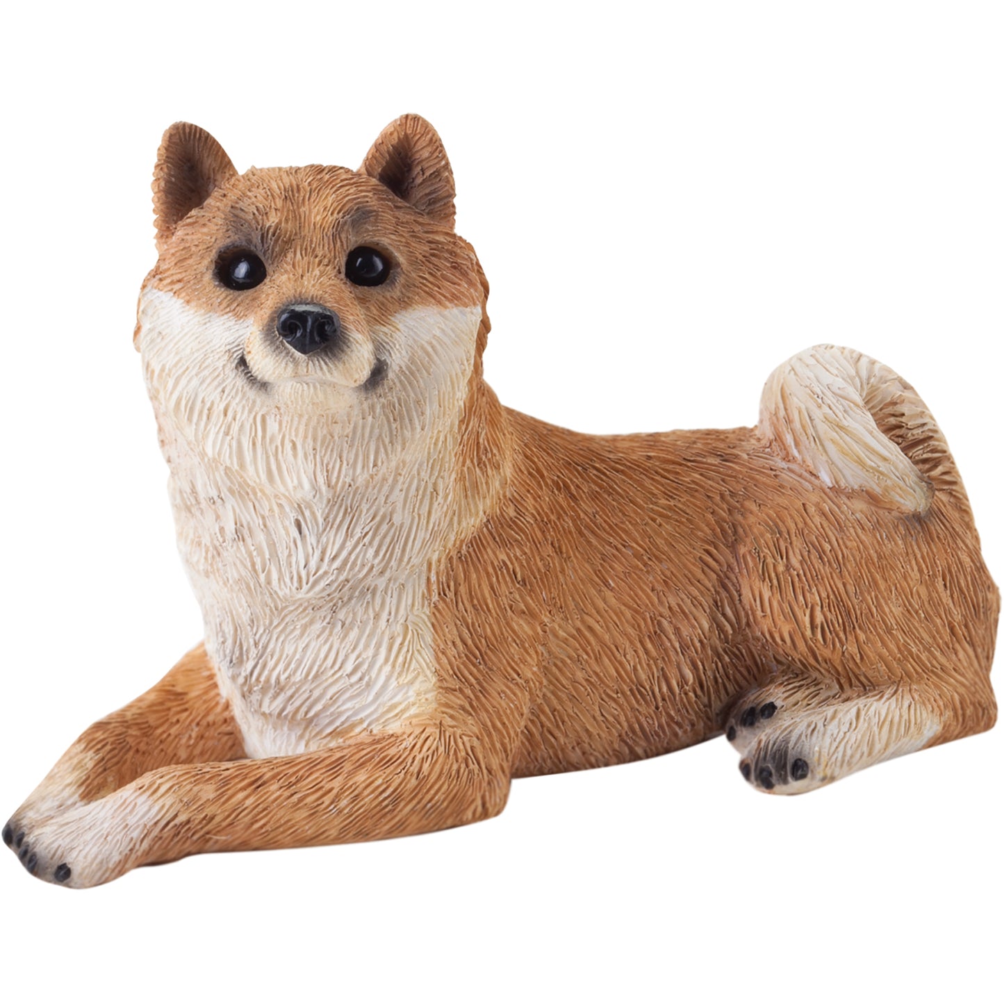 Red Shiba Inu Dog Sculpture
