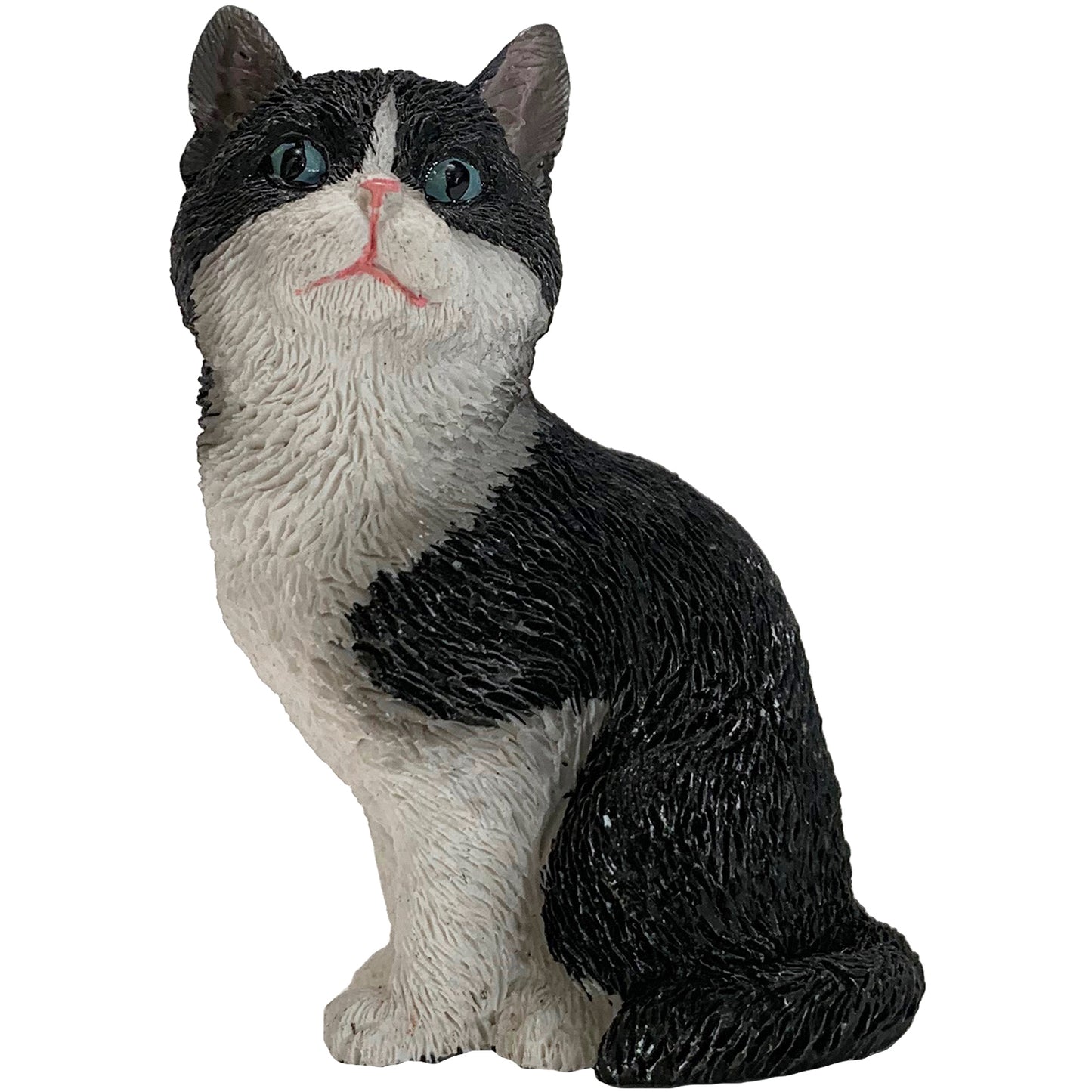 Tuxedo American Shorthair Cat Sculpture